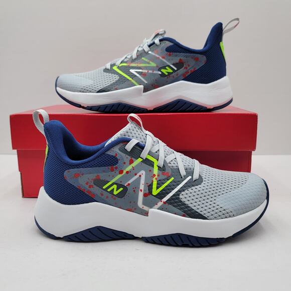 New Balance Rave Run v2 Paint Splatter - Size 4 Big Kid GKRAVKG2